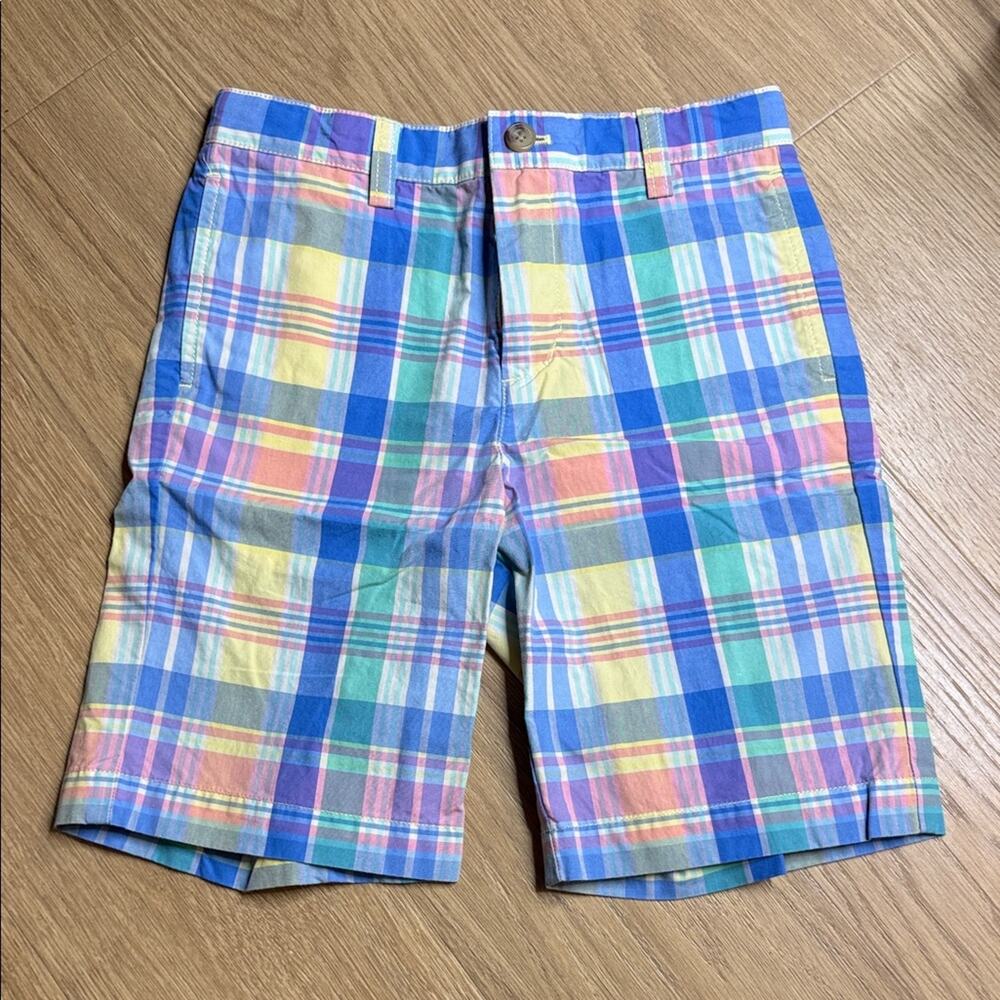 Vineyard Vines Multicolor Plaid Boy's Shorts Size 7
